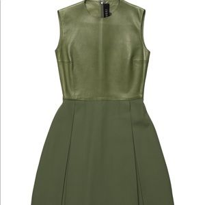 Runway collection Gucci leather mini dress